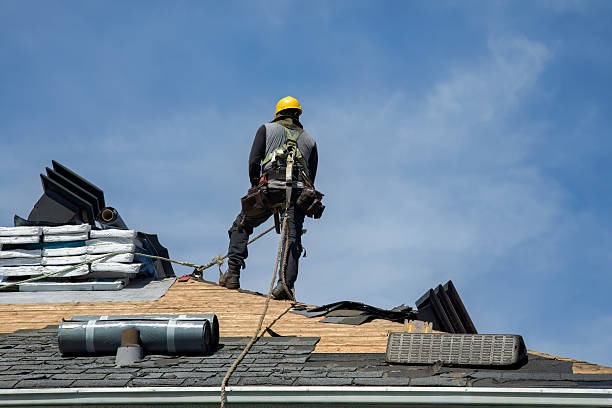 Professional Roof Replacement technician working in Windsor, NY